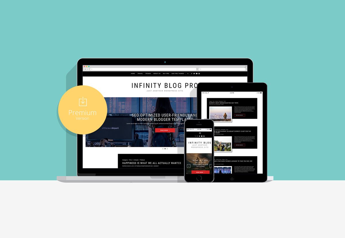 Infinity Blog Pro Multiple Demos